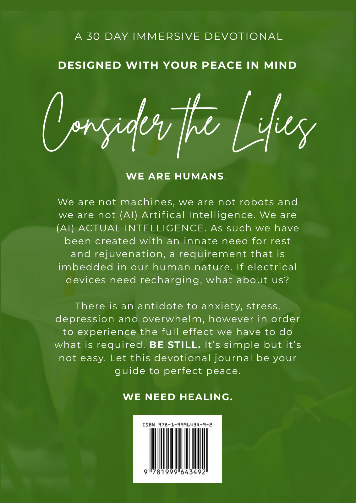 Consider the Lilies - The Antidote to Anxiety